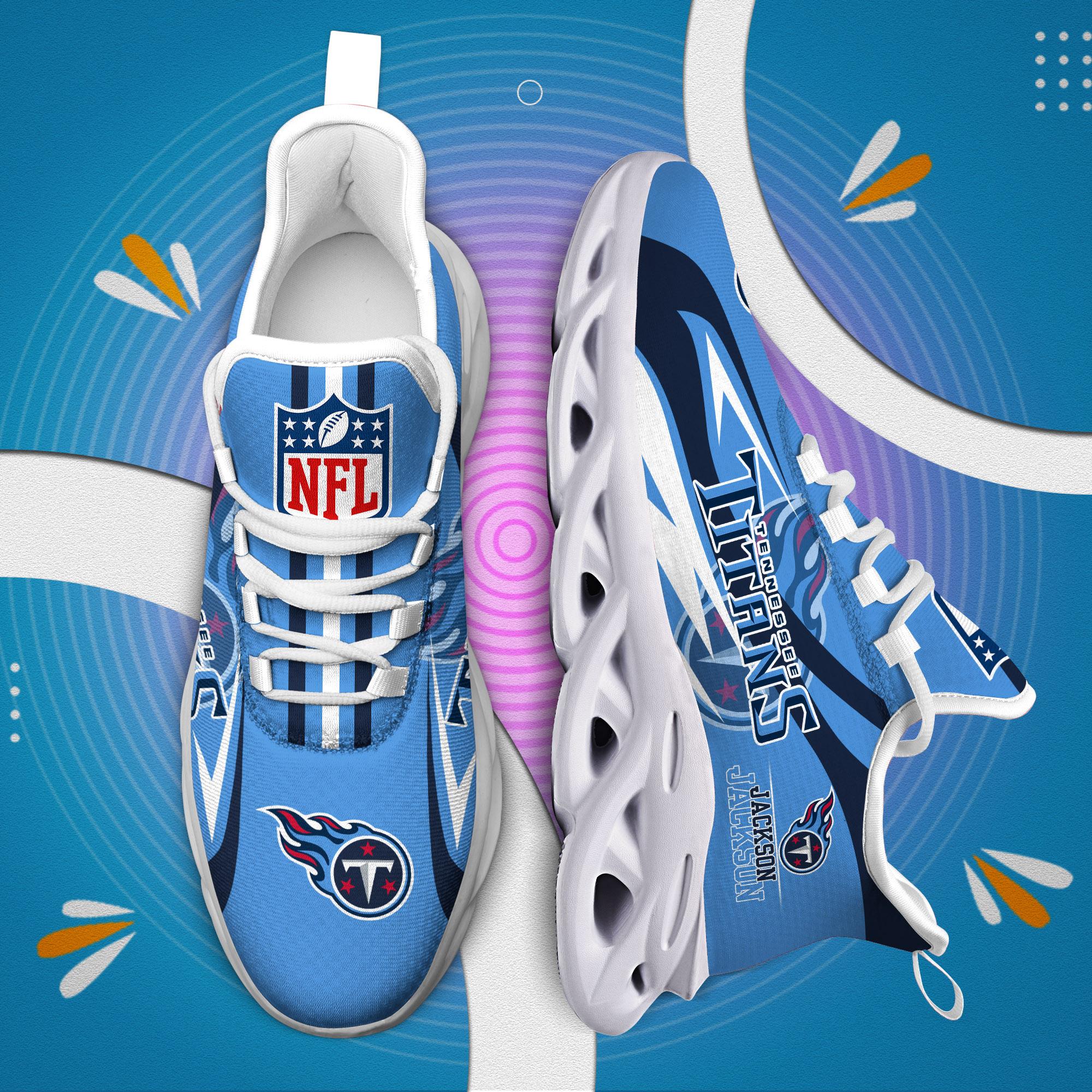 Personalized Tennessee Titans Max Soul Shoes Sneakers for Men And Women – NFL Football Fan Shoes, Team Sneakers - Image 6