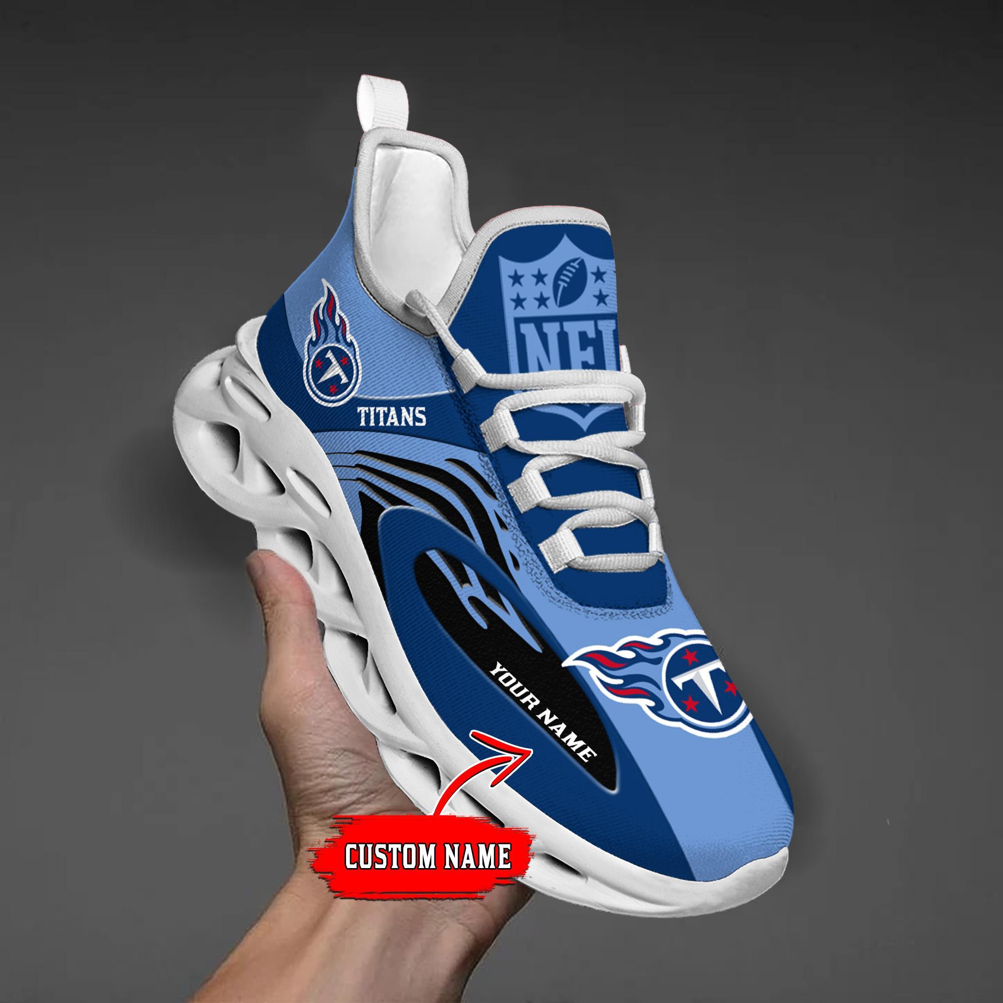 Personalized Tennessee Titans Max Soul Shoes Sneakers for Men And Women – NFL Football Fan Shoes, Team Sneakers - Image 3