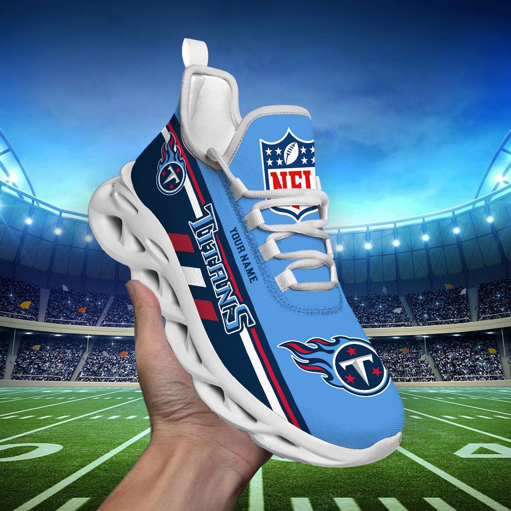 Personalized Tennessee Titans Max Soul Shoes Sneakers for Men And Women – NFL Football Fan Shoes, Team Sneakers
