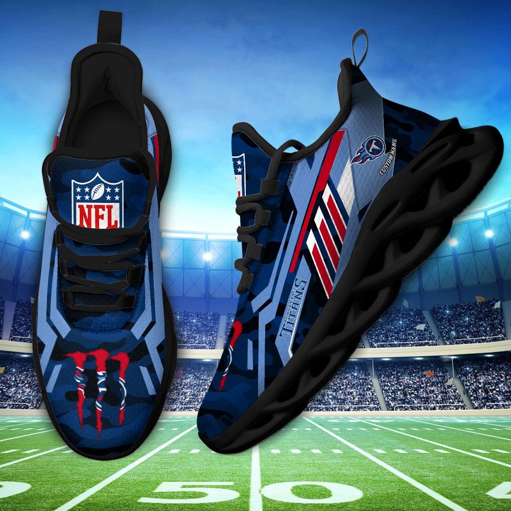 Personalized Tennessee Titans Max Soul Shoes Sneakers for Men And Women – NFL Football Fan Shoes, Team Sneakers - Image 4