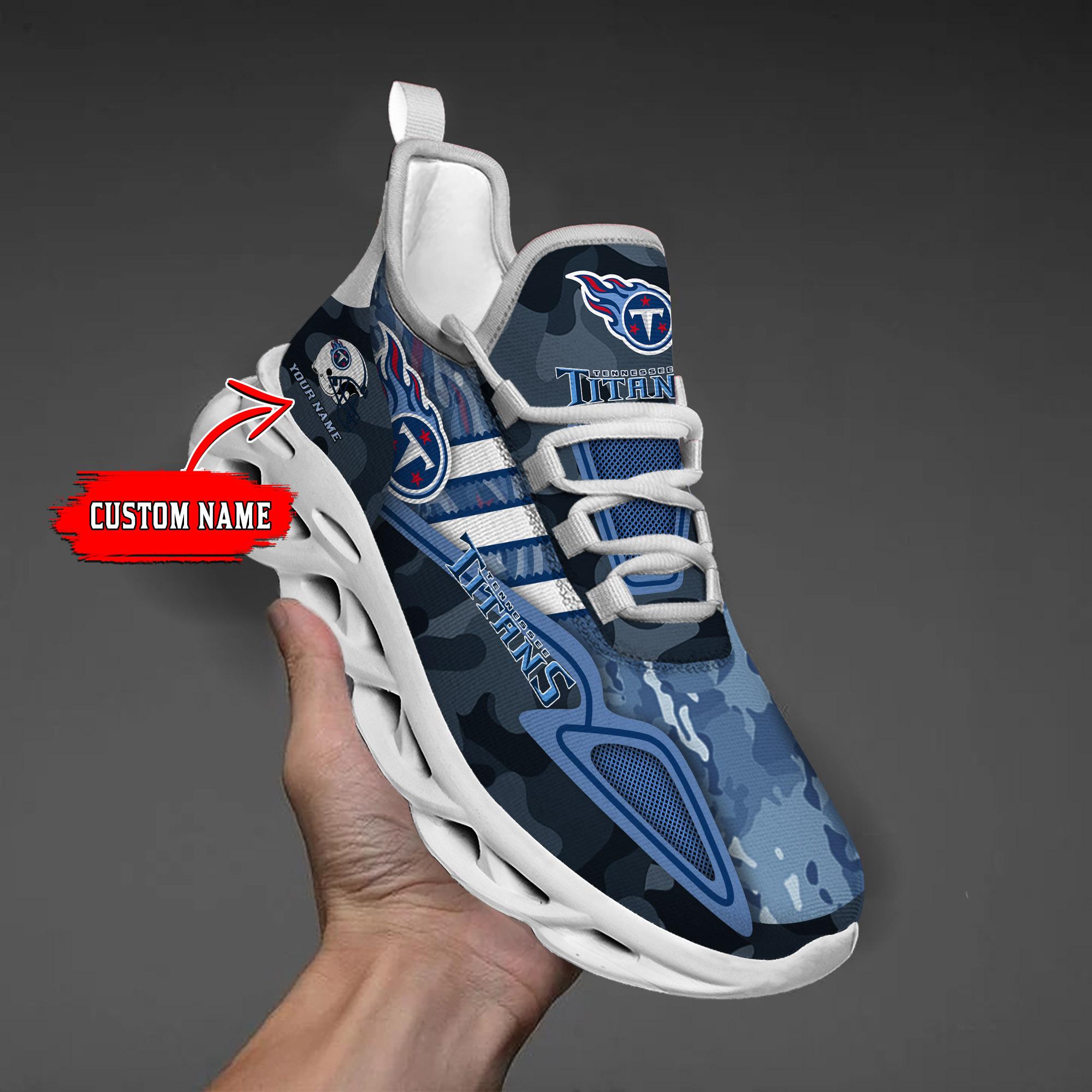 Personalized Tennessee Titans Max Soul Shoes Sneakers for Men And Women – NFL Football Fan Shoes, Team Sneakers
