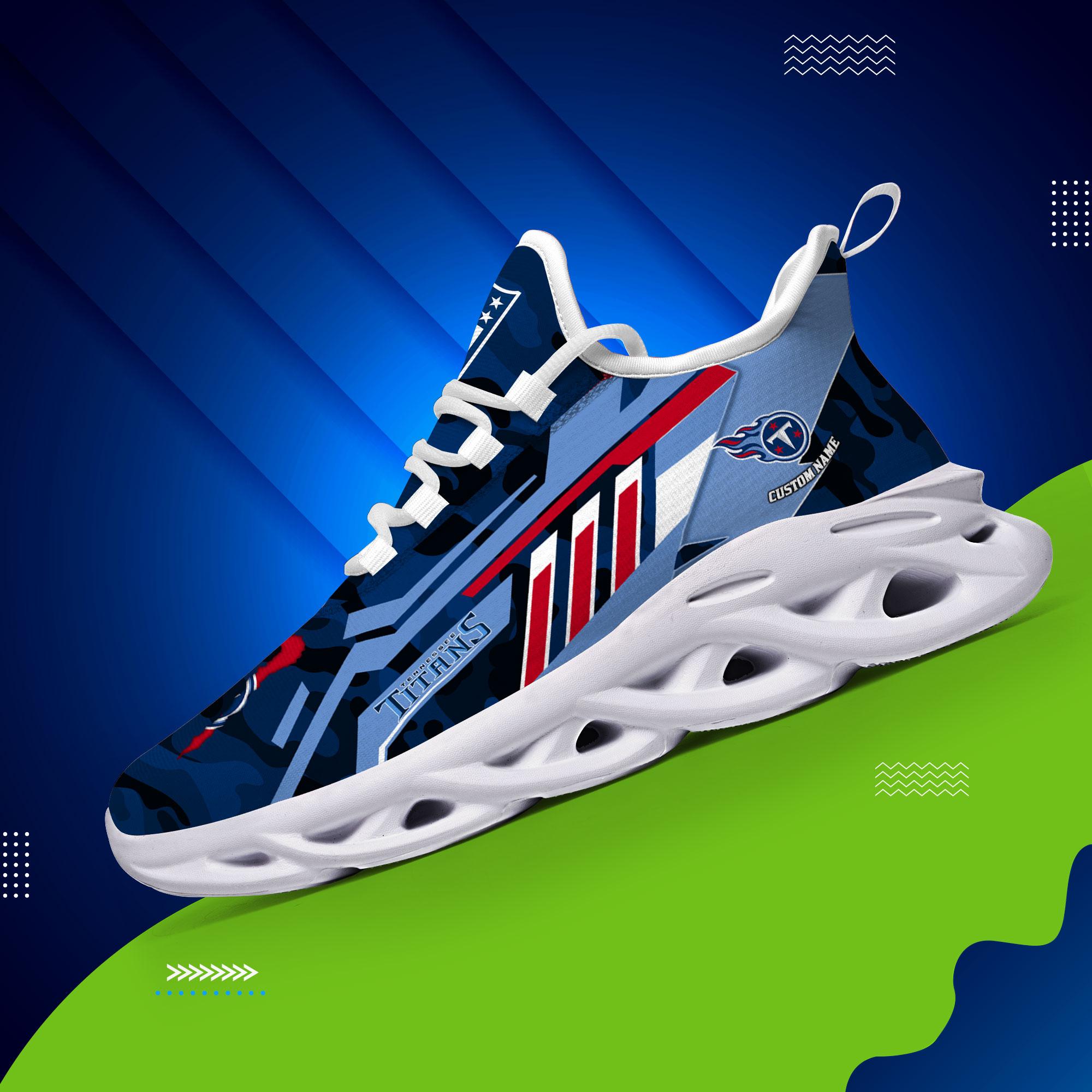 Personalized Tennessee Titans Max Soul Shoes Sneakers for Men And Women – NFL Football Fan Shoes, Team Sneakers - Image 3