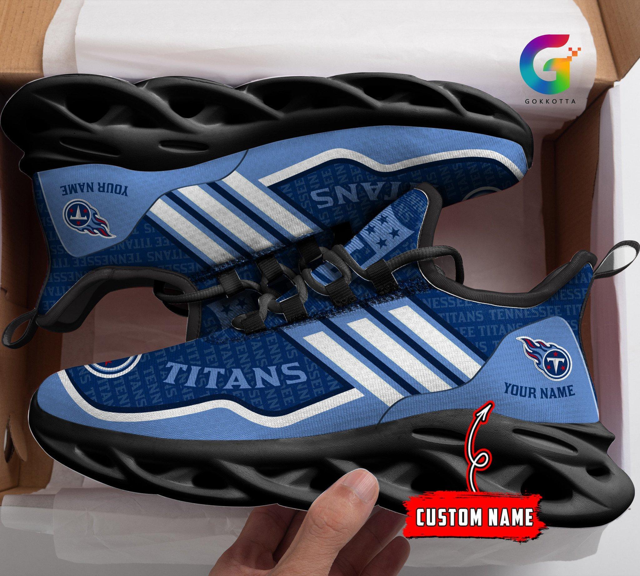 Personalized Tennessee Titans Max Soul Shoes Sneakers for Men And Women – NFL Football Fan Shoes, Team Sneakers - Image 4