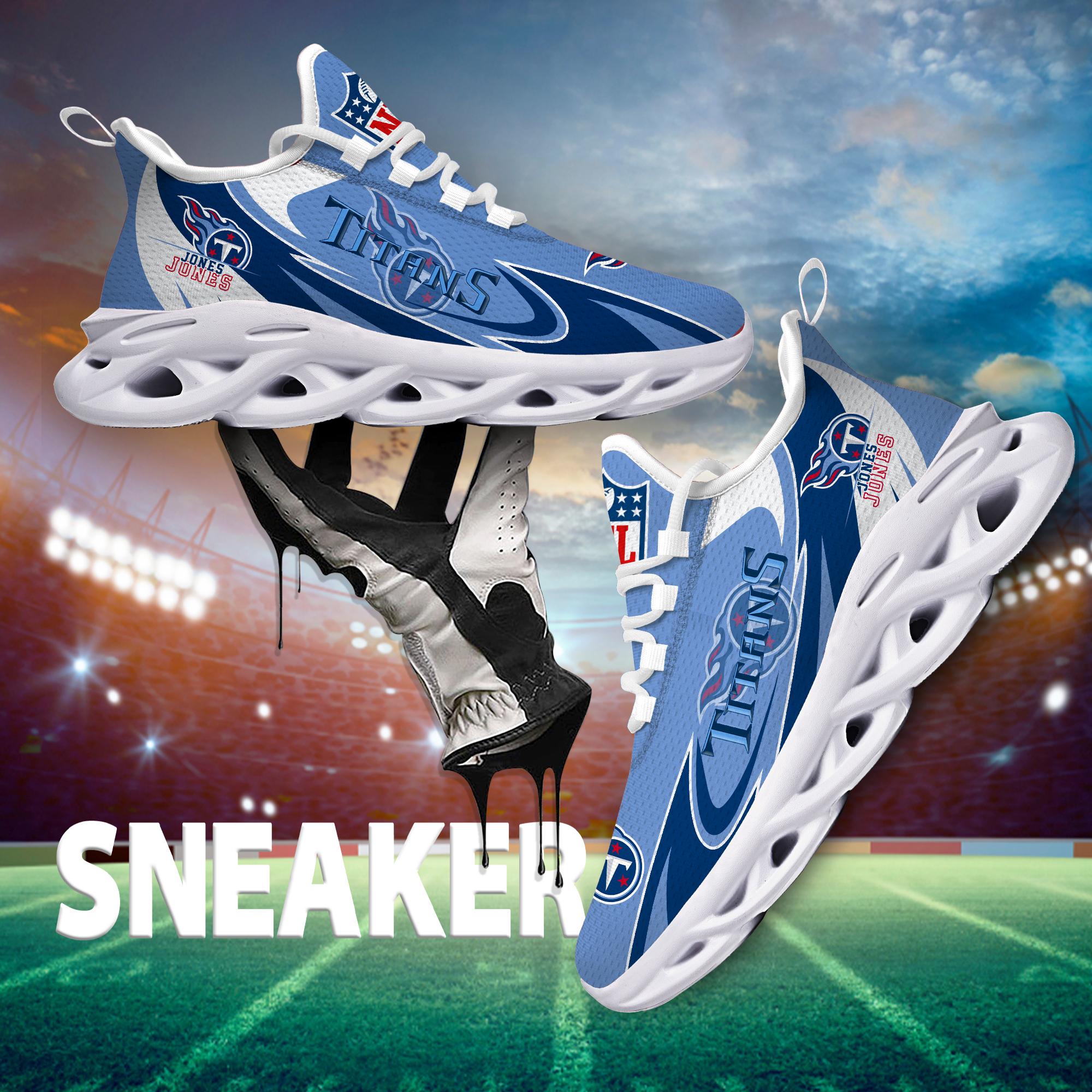 Personalized Tennessee Titans Max Soul Shoes Sneakers for Men And Women – NFL Football Fan Shoes, Team Sneakers