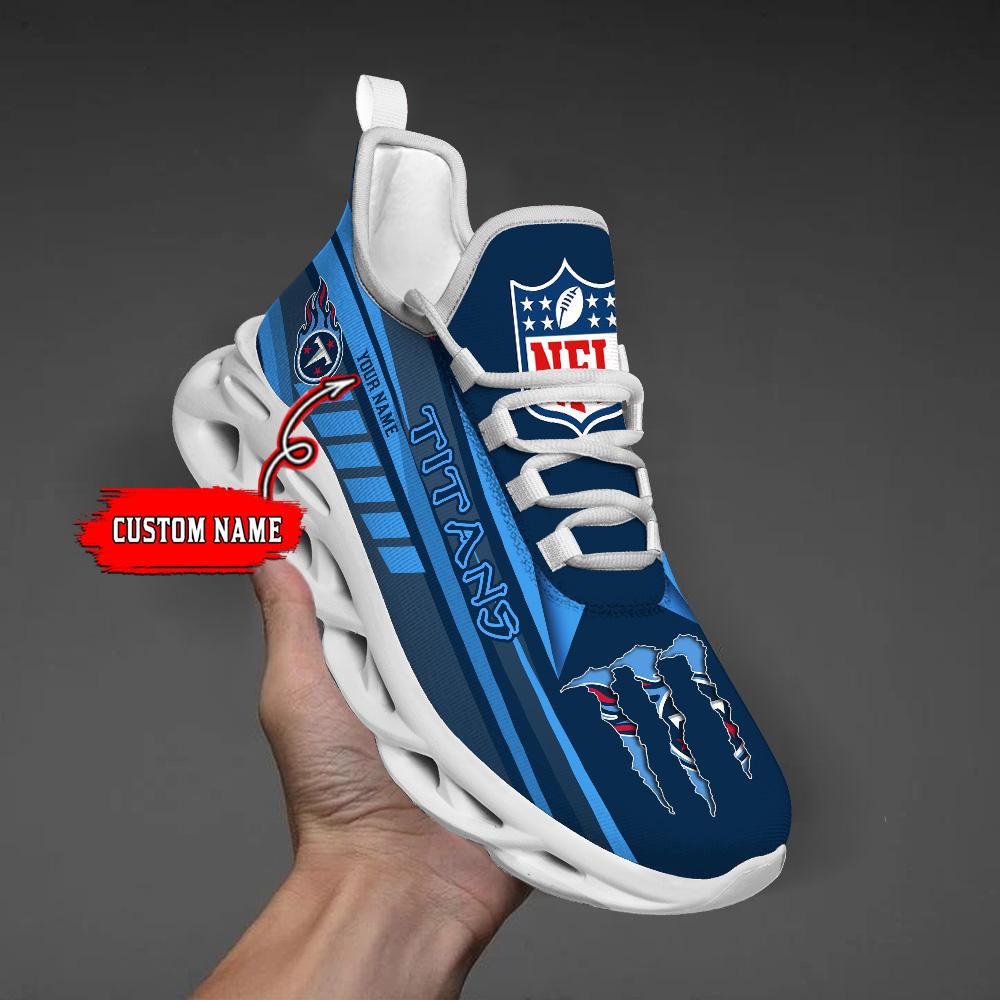 Personalized Tennessee Titans Max Soul Shoes Sneakers for Men And Women – NFL Football Fan Shoes, Team Sneakers