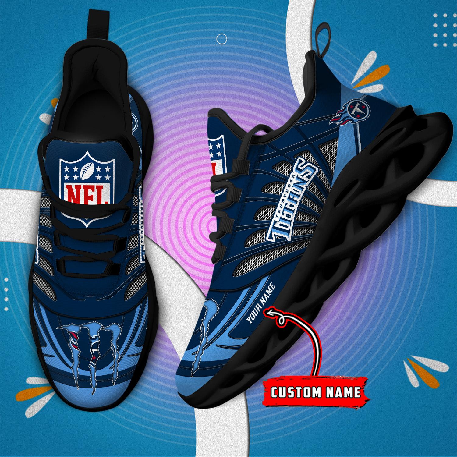 Personalized Tennessee Titans Max Soul Shoes Sneakers for Men And Women – NFL Football Fan Shoes, Team Sneakers - Image 6