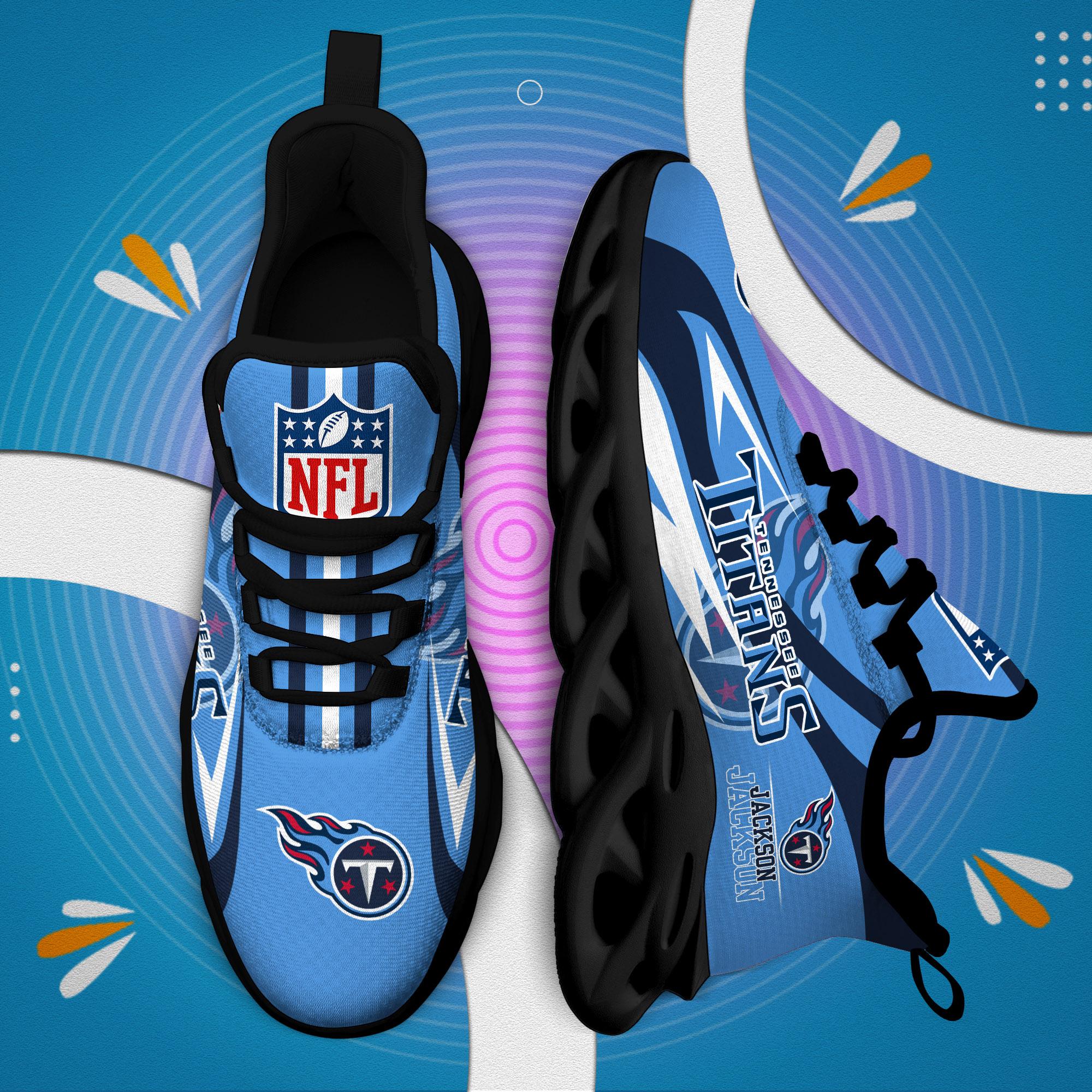 Personalized Tennessee Titans Max Soul Shoes Sneakers for Men And Women – NFL Football Fan Shoes, Team Sneakers - Image 5