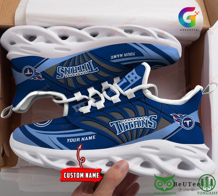 Personalized Tennessee Titans Max Soul Shoes Sneakers for Men And Women – NFL Football Fan Shoes, Team Sneakers