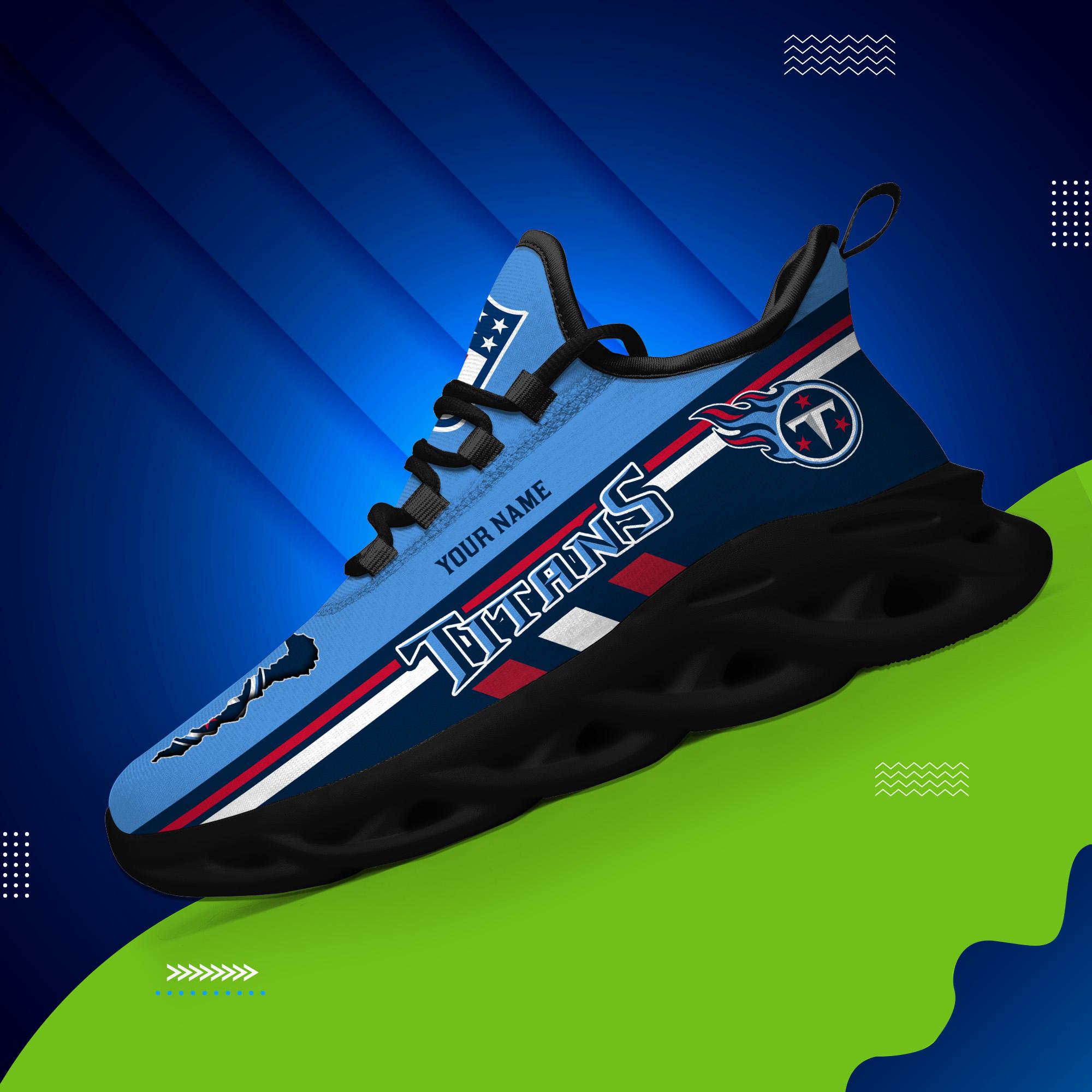 Personalized Tennessee Titans Max Soul Shoes Sneakers for Men And Women – NFL Football Fan Shoes, Team Sneakers - Image 4