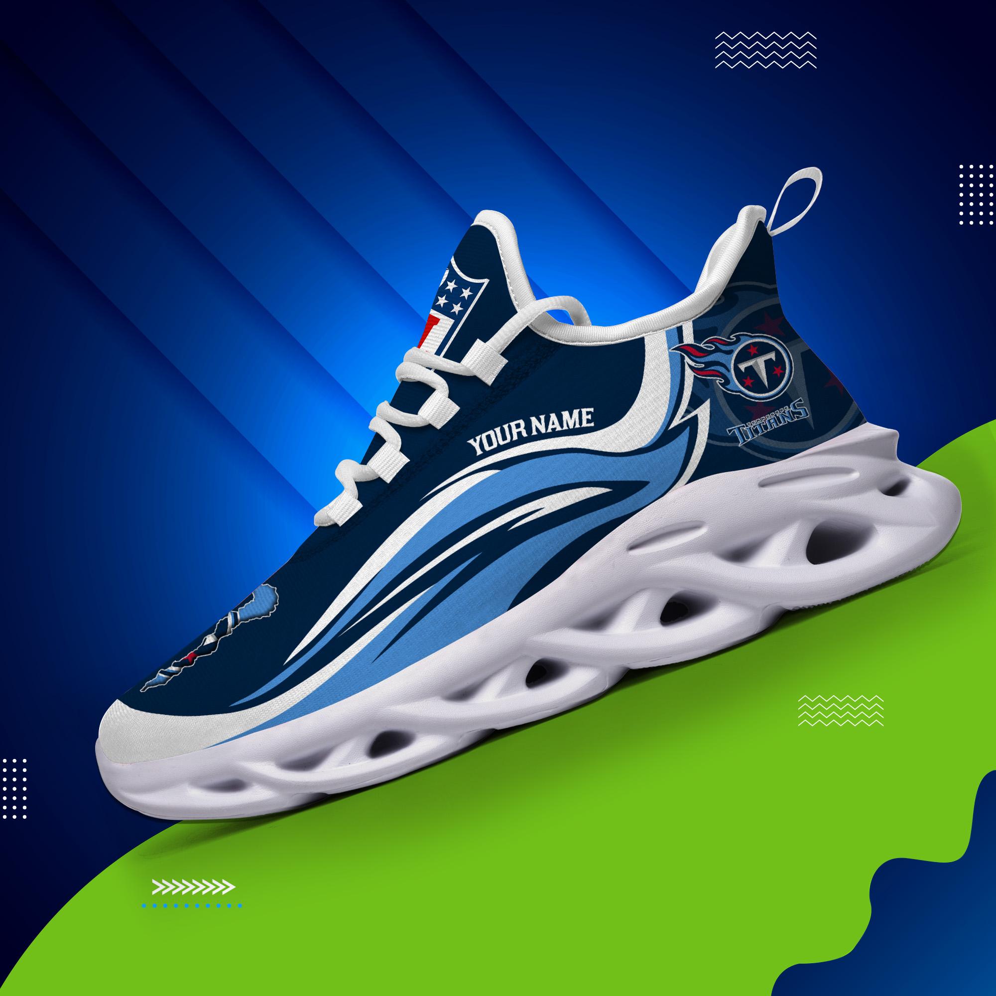 Personalized Tennessee Titans Max Soul Shoes Sneakers for Men And Women – NFL Football Fan Shoes, Team Sneakers - Image 4