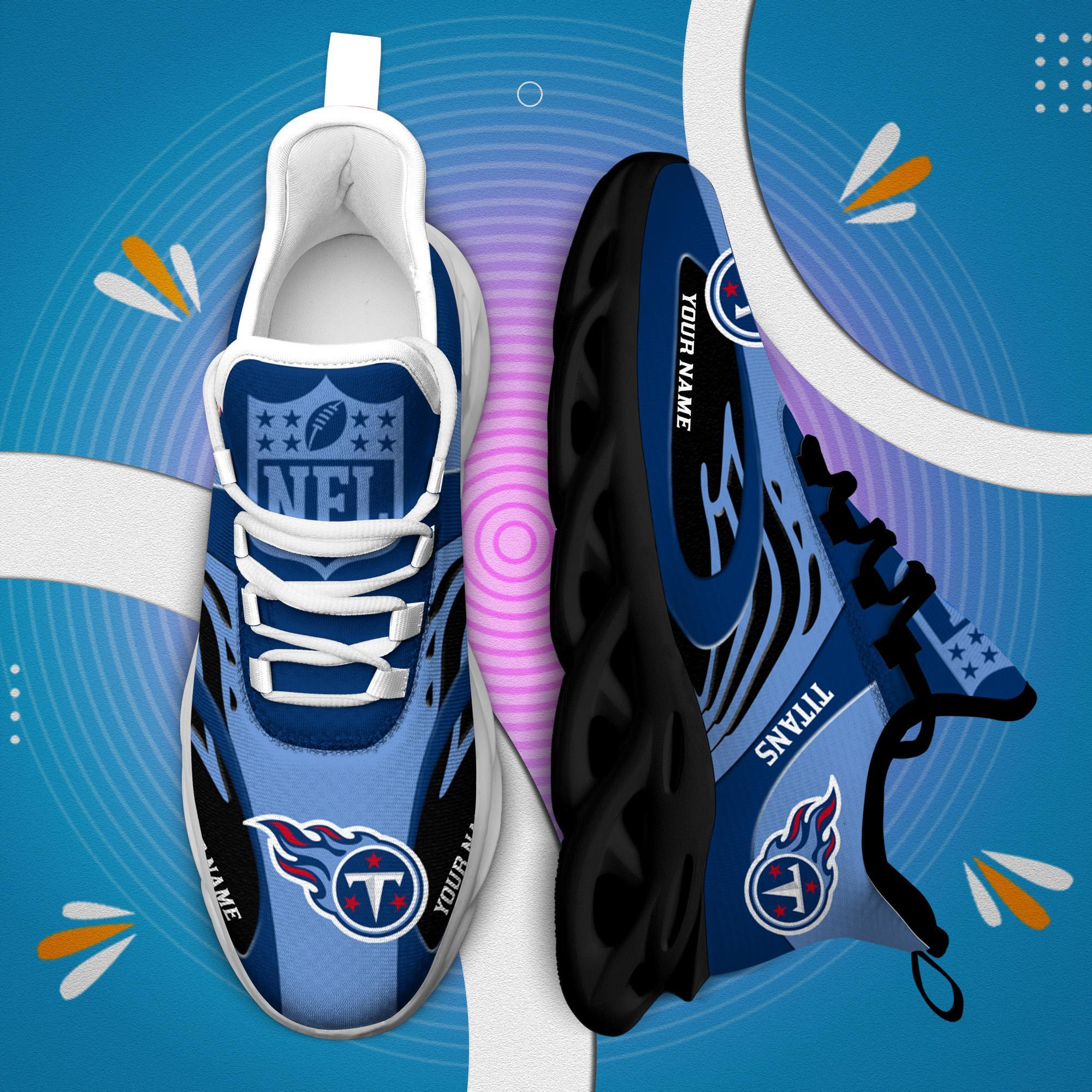 Personalized Tennessee Titans Max Soul Shoes Sneakers for Men And Women – NFL Football Fan Shoes, Team Sneakers - Image 8