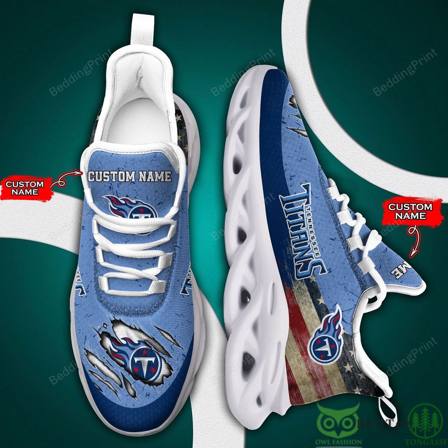 Personalized Tennessee Titans Max Soul Shoes Sneakers for Men And Women – NFL Football Fan Shoes, Team Sneakers