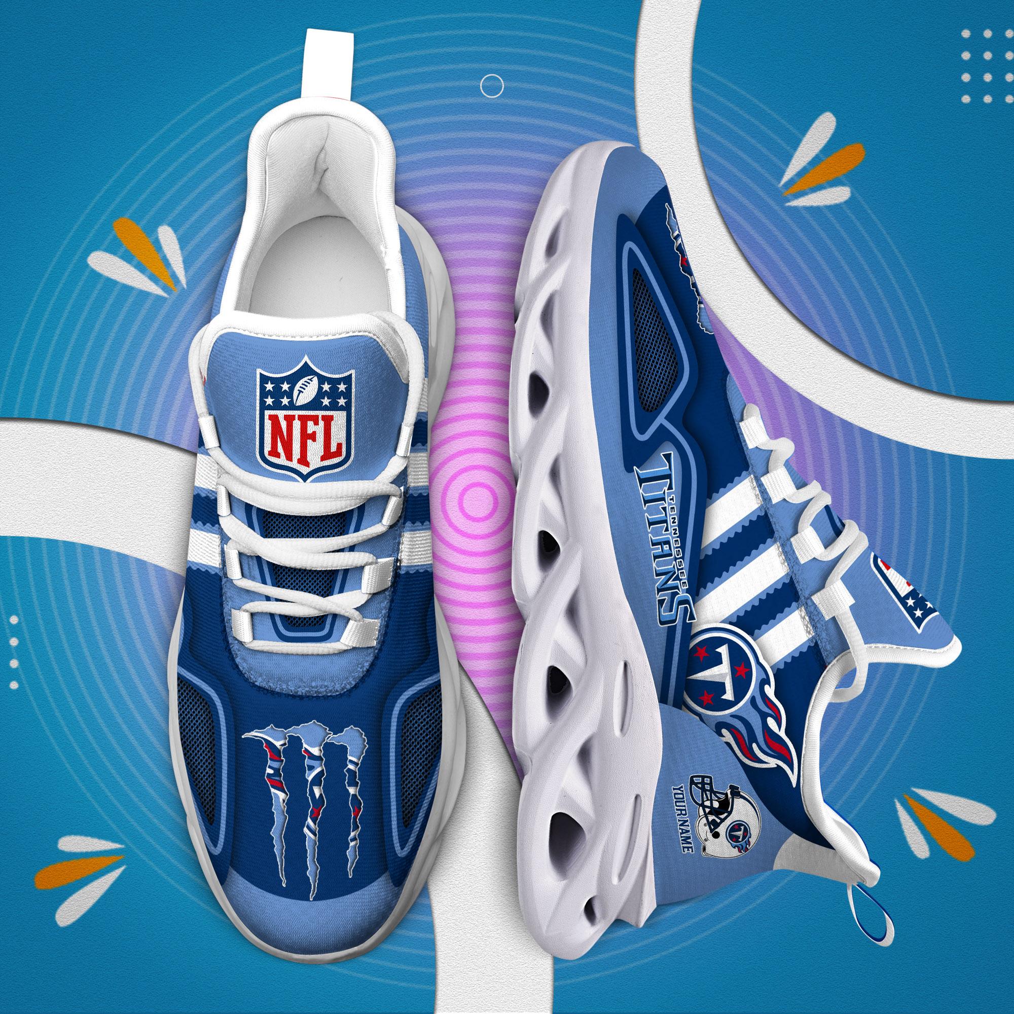 Personalized Tennessee Titans Max Soul Shoes Sneakers for Men And Women – NFL Football Fan Shoes, Team Sneakers - Image 6