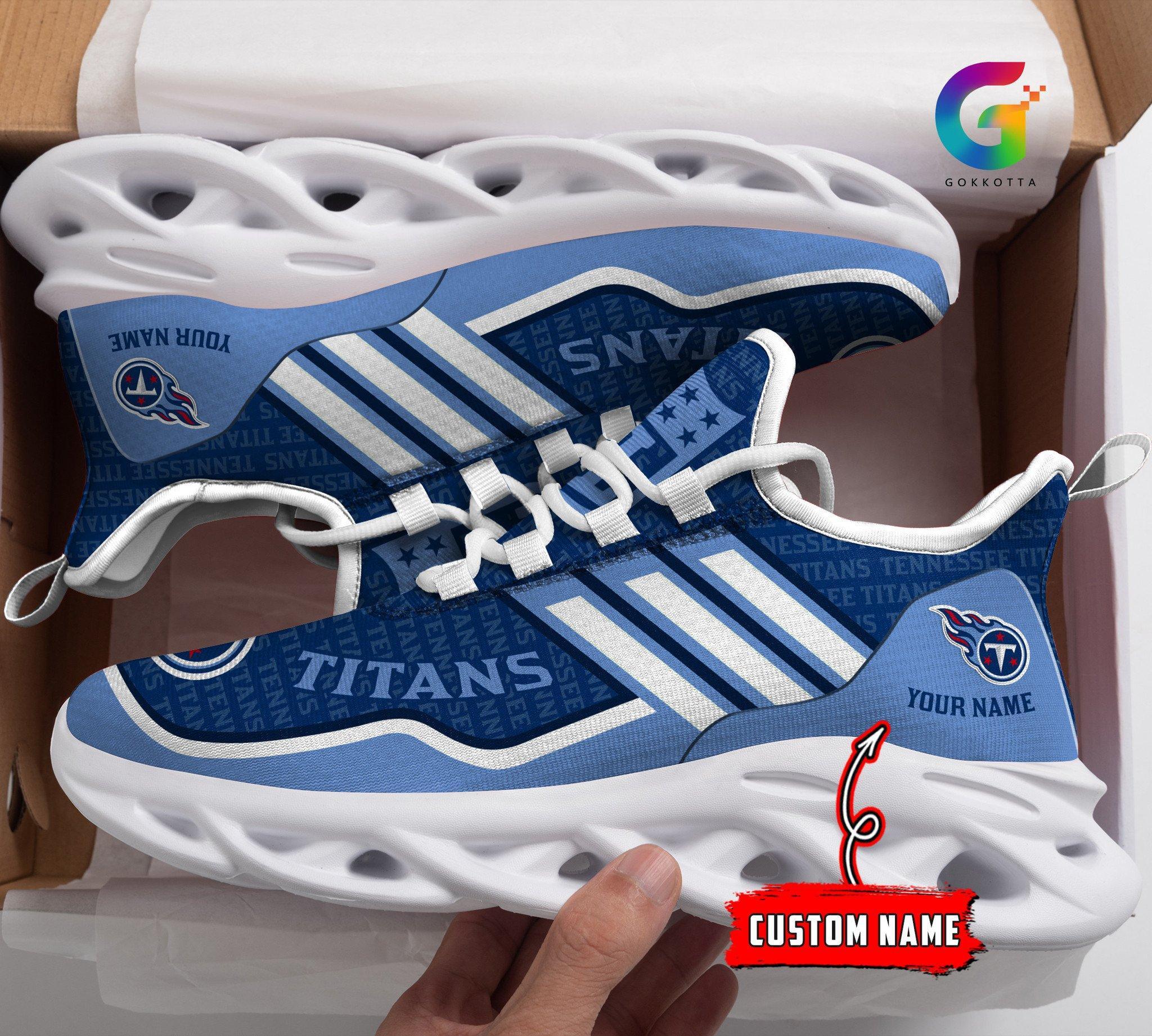 Personalized Tennessee Titans Max Soul Shoes Sneakers for Men And Women – NFL Football Fan Shoes, Team Sneakers - Image 3