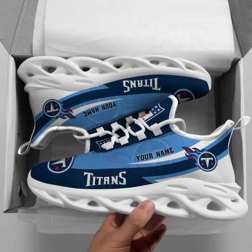 Personalized Tennessee Titans NFL Max Soul Shoes Sneakers for Men And Women – NFL Football Fan Shoes, Team Sneakers
