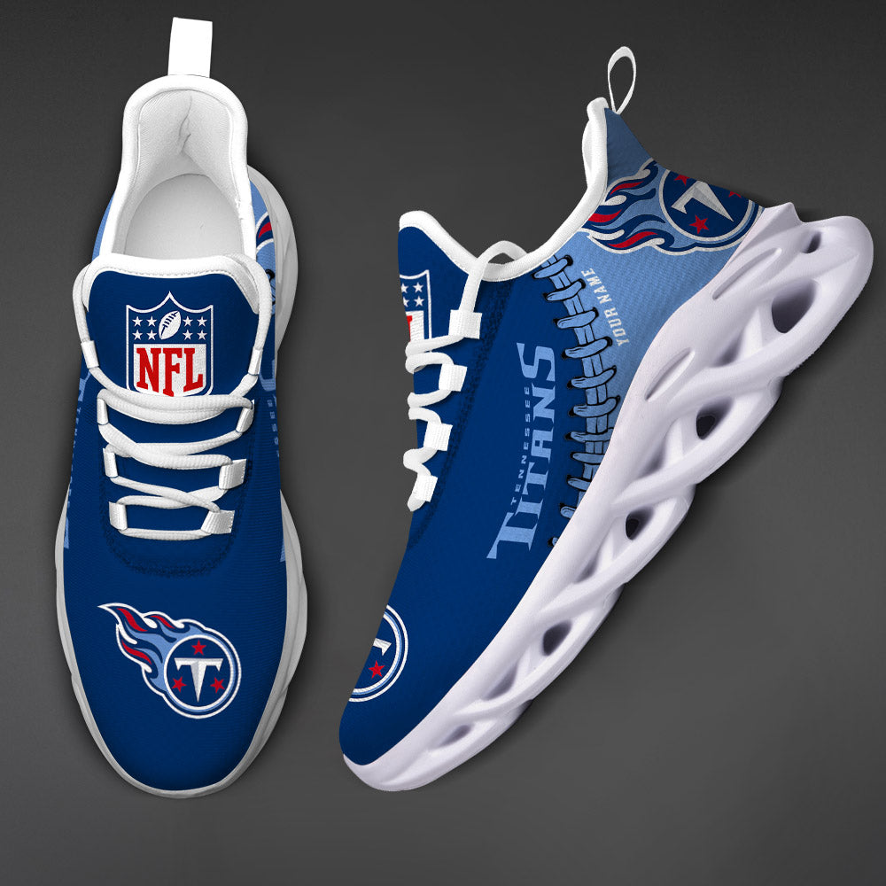 Personalized Tennessee Titans NFL Max Soul Shoes Sneakers for Men And Women – NFL Football Fan Shoes, Team Sneakers - Image 3