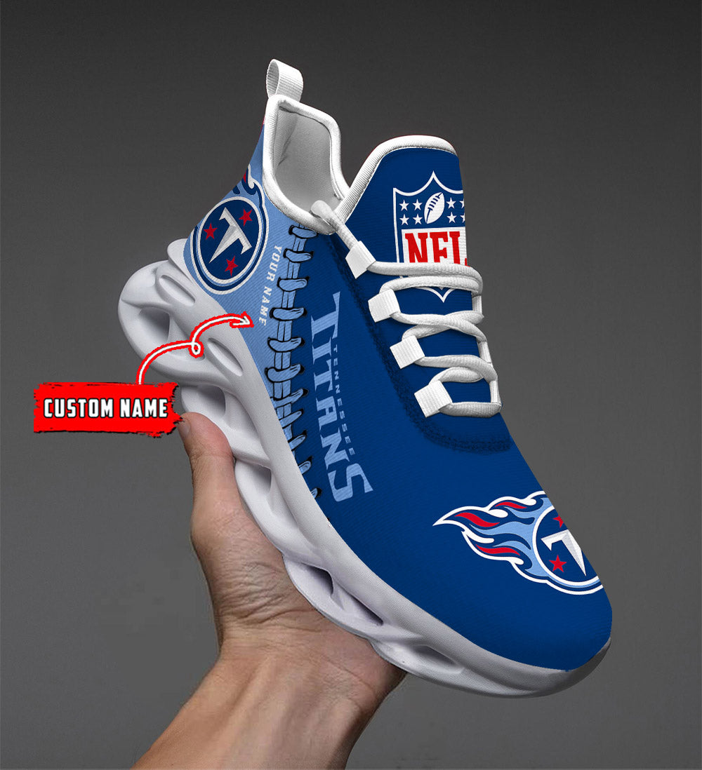 Personalized Tennessee Titans NFL Max Soul Shoes Sneakers for Men And Women – NFL Football Fan Shoes, Team Sneakers