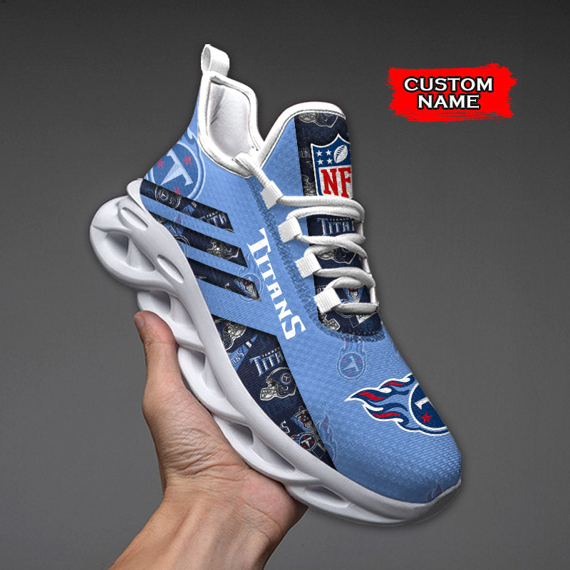 Personalized Tennessee Titans NFL Max Soul Shoes Sneakers for Men And Women – NFL Football Fan Shoes, Team Sneakers