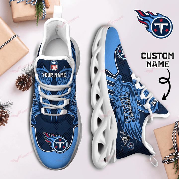 Personalized Tennessee Titans NFL Max Soul Shoes Sneakers for Men And Women – NFL Football Fan Shoes, Team Sneakers