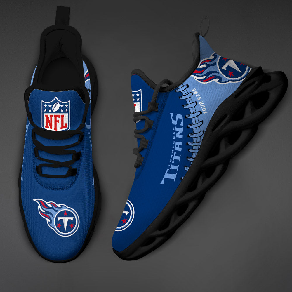 Personalized Tennessee Titans NFL Max Soul Shoes Sneakers for Men And Women – NFL Football Fan Shoes, Team Sneakers - Image 4