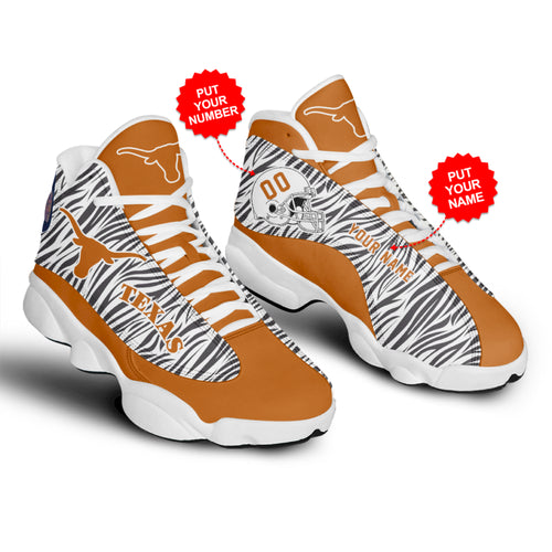 Personalized Texas Longhorns JD13 Sneakers Shoes for Men & Women | Custom Fan Gift