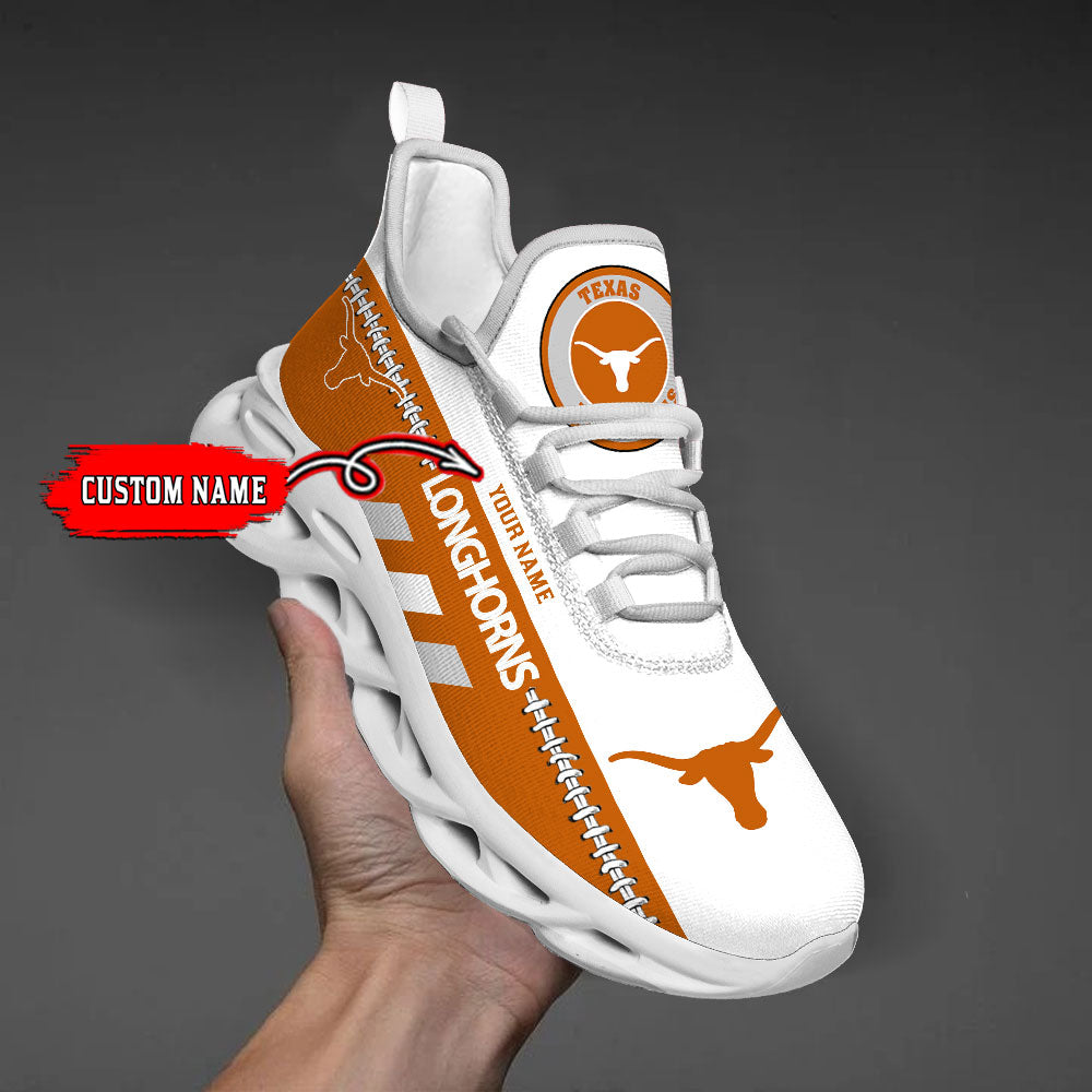 Personalized Texas Longhorns Max Soul Shoes Sneakers for Men And Women – NCAA Fan Shoes, Team Sneakers
