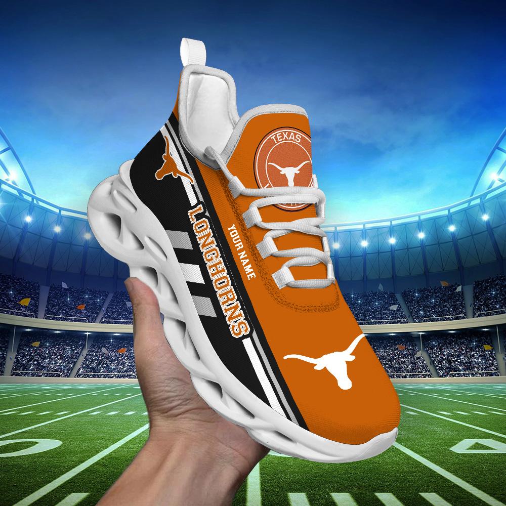 Personalized Texas Longhorns Max Soul Shoes Sneakers for Men And Women – NCAA Fan Shoes, Team Sneakers