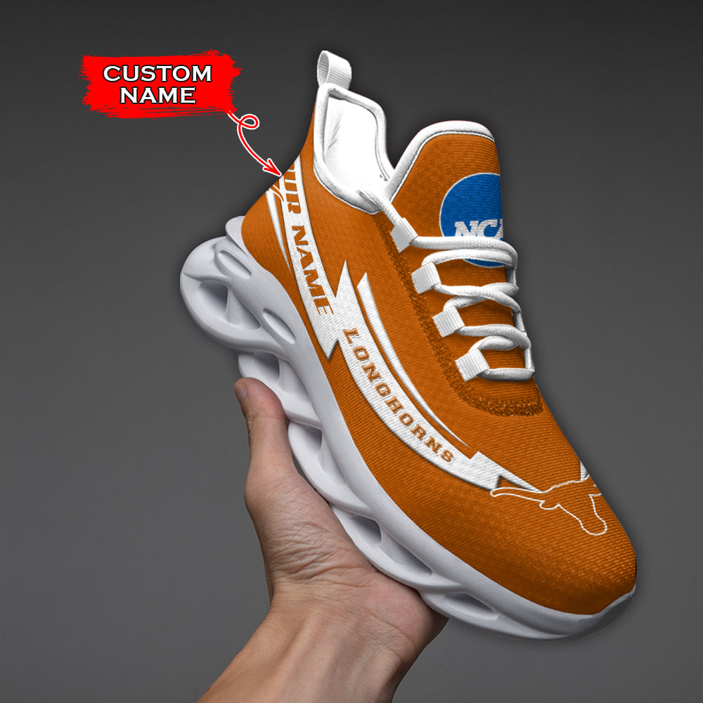 Personalized Texas Longhorns NCAA Max Soul Shoes Sneakers for Men And Women – NCAA Fan Shoes, Team Sneakers