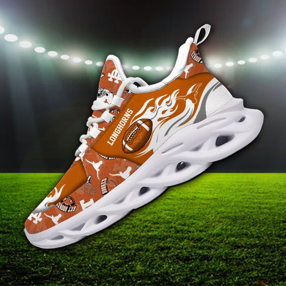 Personalized Texas Longhorns NCAA Max Soul Shoes Sneakers for Men And Women – NCAA Fan Shoes, Team Sneakers
