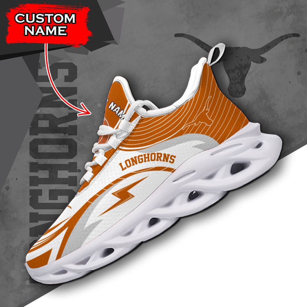 Personalized Texas Longhorns NCAA Max Soul Shoes Sneakers for Men And Women – NCAA Fan Shoes, Team Sneakers