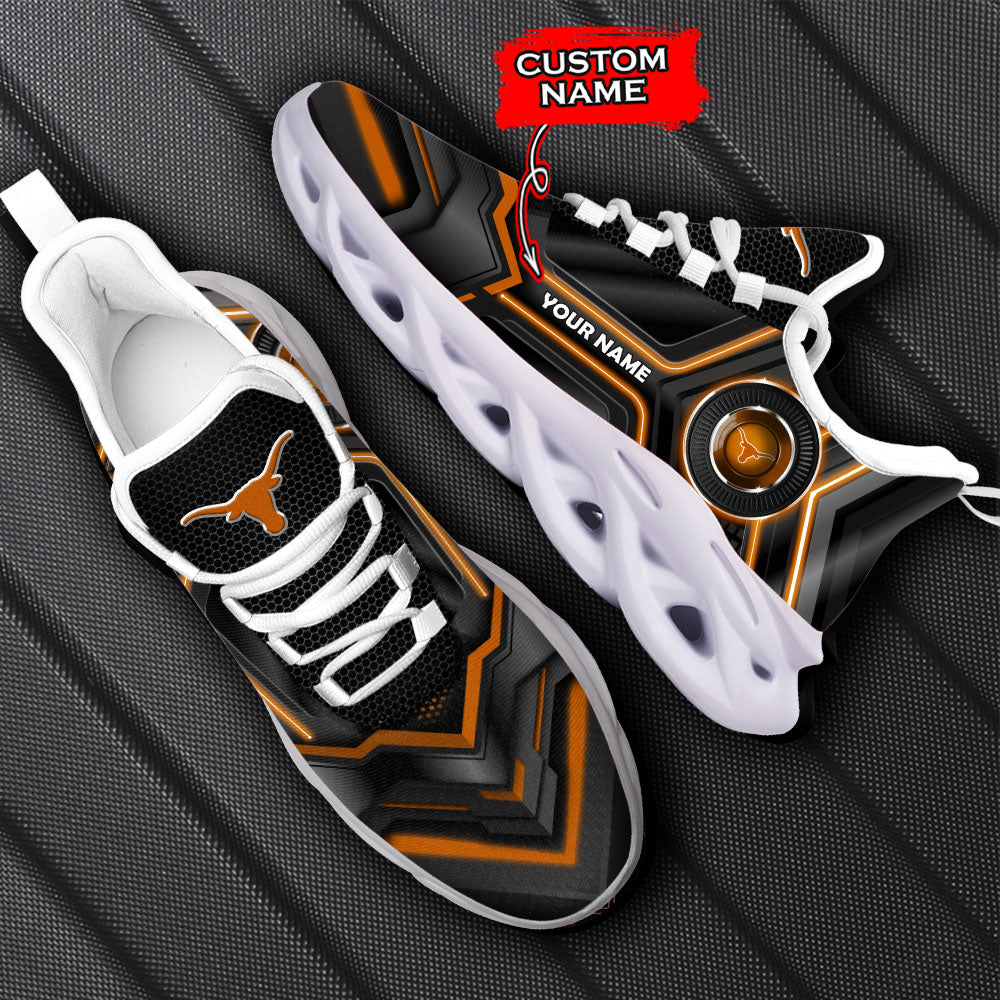 Personalized Texas Longhorns NCAA Max Soul Shoes Sneakers for Men And Women – NCAA Fan Shoes, Team Sneakers - Image 6