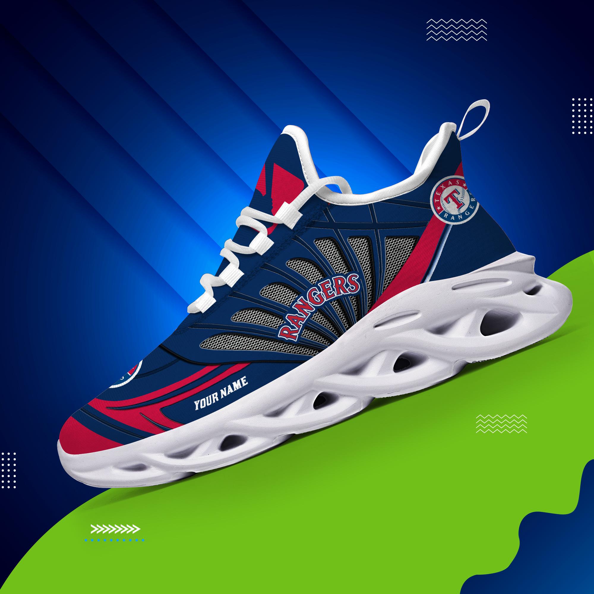 Personalized Texas Rangers Max Soul Shoes Sneakers for Men And Women – MLB Baseball Fan Shoes, Team Sneakers - Image 5