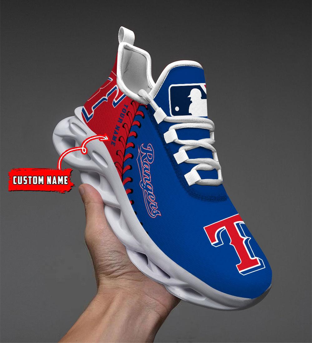 Personalized Texas Rangers Max Soul Shoes Sneakers for Men And Women – MLB Baseball Fan Shoes, Team Sneakers
