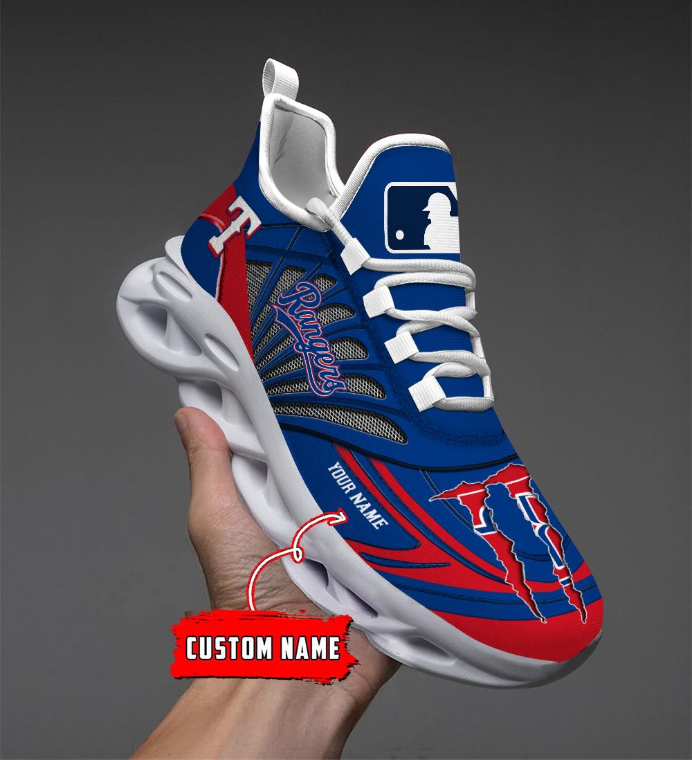 Personalized Texas Rangers Max Soul Shoes Sneakers for Men And Women – MLB Baseball Fan Shoes, Team Sneakers