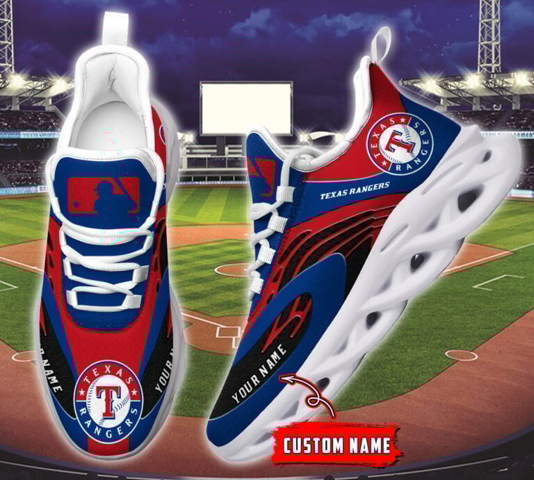 Personalized Texas Rangers Max Soul Shoes Sneakers for Men And Women – MLB Baseball Fan Shoes, Team Sneakers