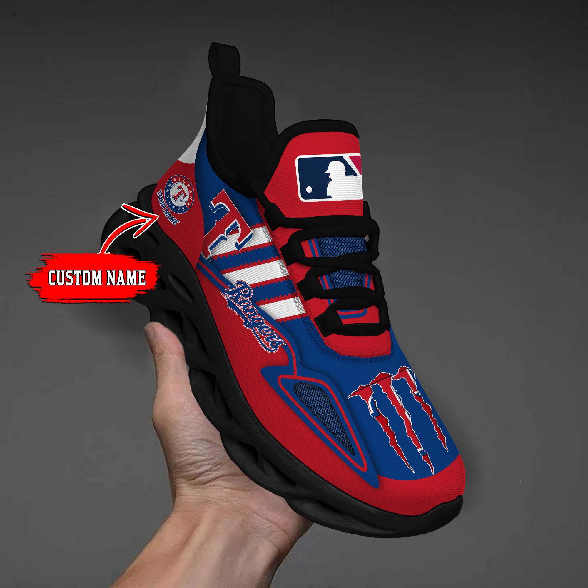 Personalized Texas Rangers Max Soul Shoes Sneakers for Men And Women – MLB Baseball Fan Shoes, Team Sneakers - Image 7