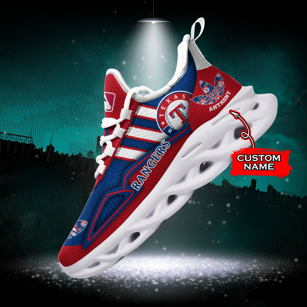 Personalized Texas Rangers MLB Max Soul Shoes Sneakers for Men And Women – MLB Baseball Fan Shoes, Team Sneakers
