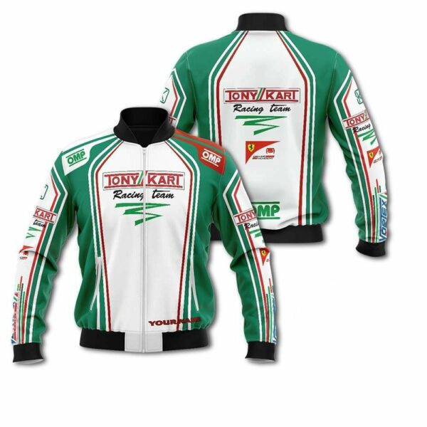 Personalized Tony Kart Racing Team Bomber Jacket | Streetwear Jacket for Men & Women | Fan Gift
