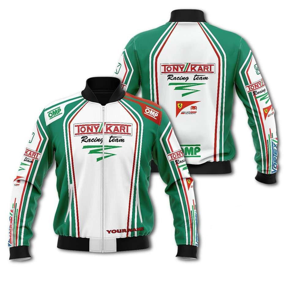 Personalized Tony Kart Racing Team Bomber Jacket | Streetwear Jacket for Men & Women | Fan Gift