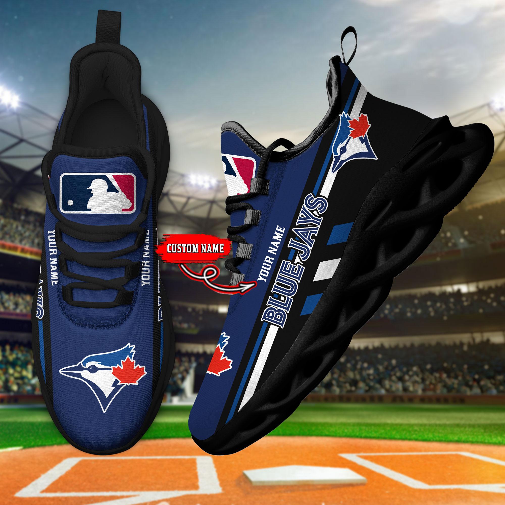 Personalized Toronto Blue Jays Max Soul Shoes Sneakers for Men And Women – MLB Baseball Fan Shoes, Team Sneakers - Image 4