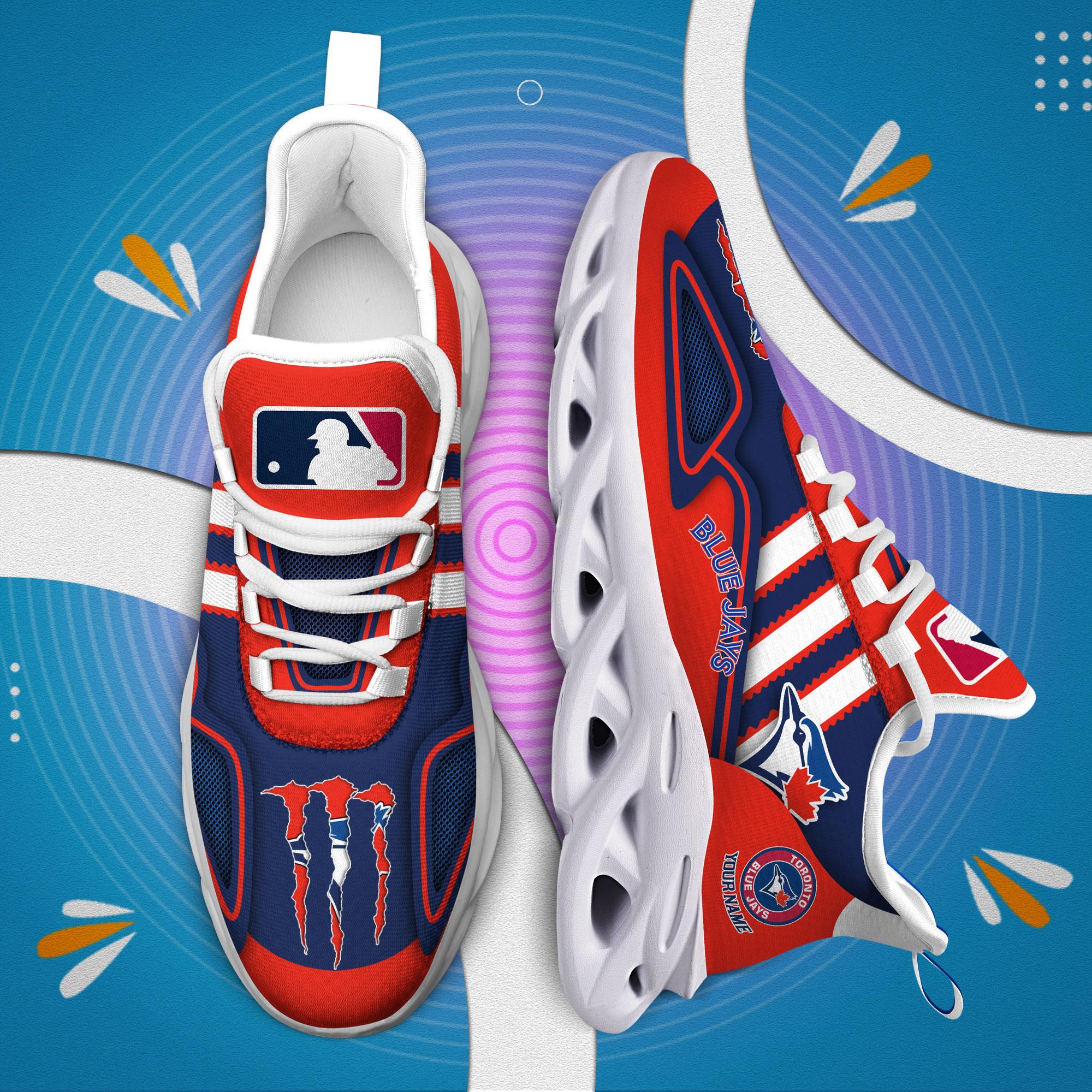Personalized Toronto Blue Jays Max Soul Shoes Sneakers for Men And Women – MLB Baseball Fan Shoes, Team Sneakers - Image 6