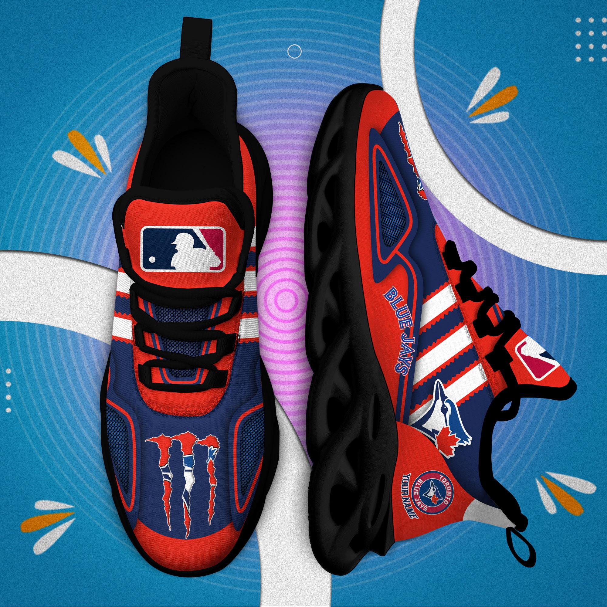 Personalized Toronto Blue Jays Max Soul Shoes Sneakers for Men And Women – MLB Baseball Fan Shoes, Team Sneakers - Image 5