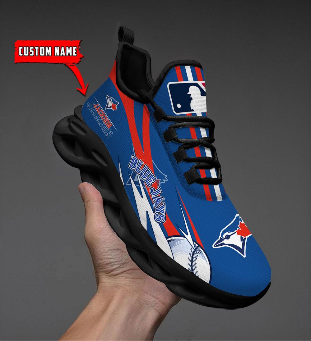 Personalized Toronto Blue Jays Max Soul Shoes Sneakers for Men And Women – MLB Baseball Fan Shoes, Team Sneakers - Image 3