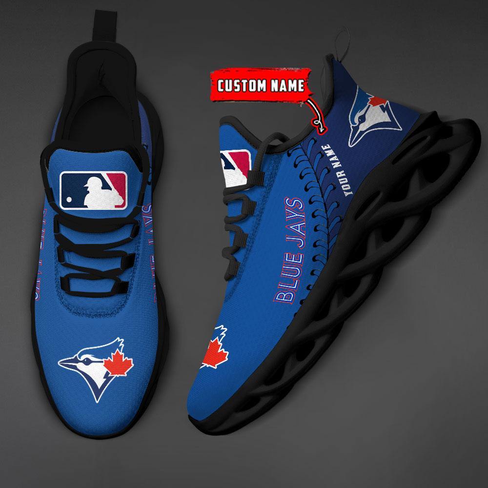 Personalized Toronto Blue Jays Max Soul Shoes Sneakers for Men And Women – MLB Baseball Fan Shoes, Team Sneakers - Image 4