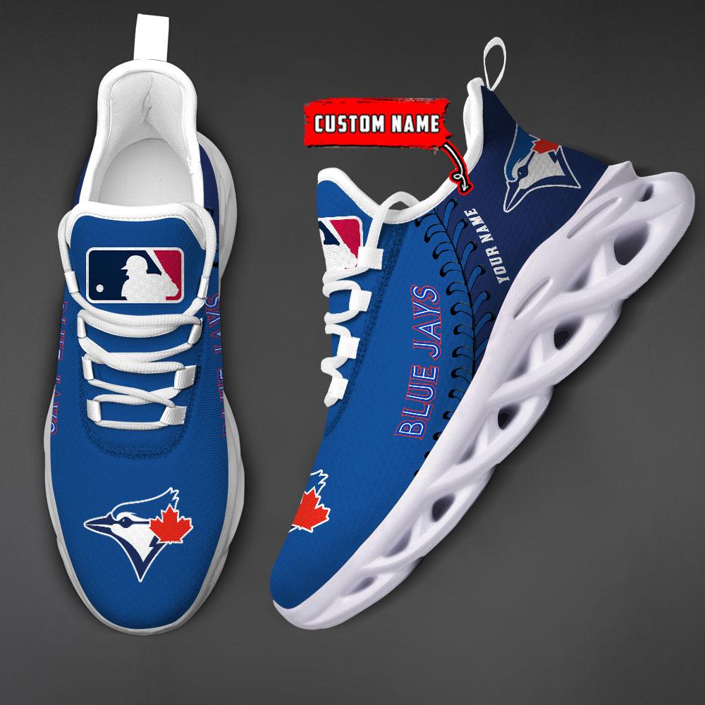 Personalized Toronto Blue Jays Max Soul Shoes Sneakers for Men And Women – MLB Baseball Fan Shoes, Team Sneakers - Image 3