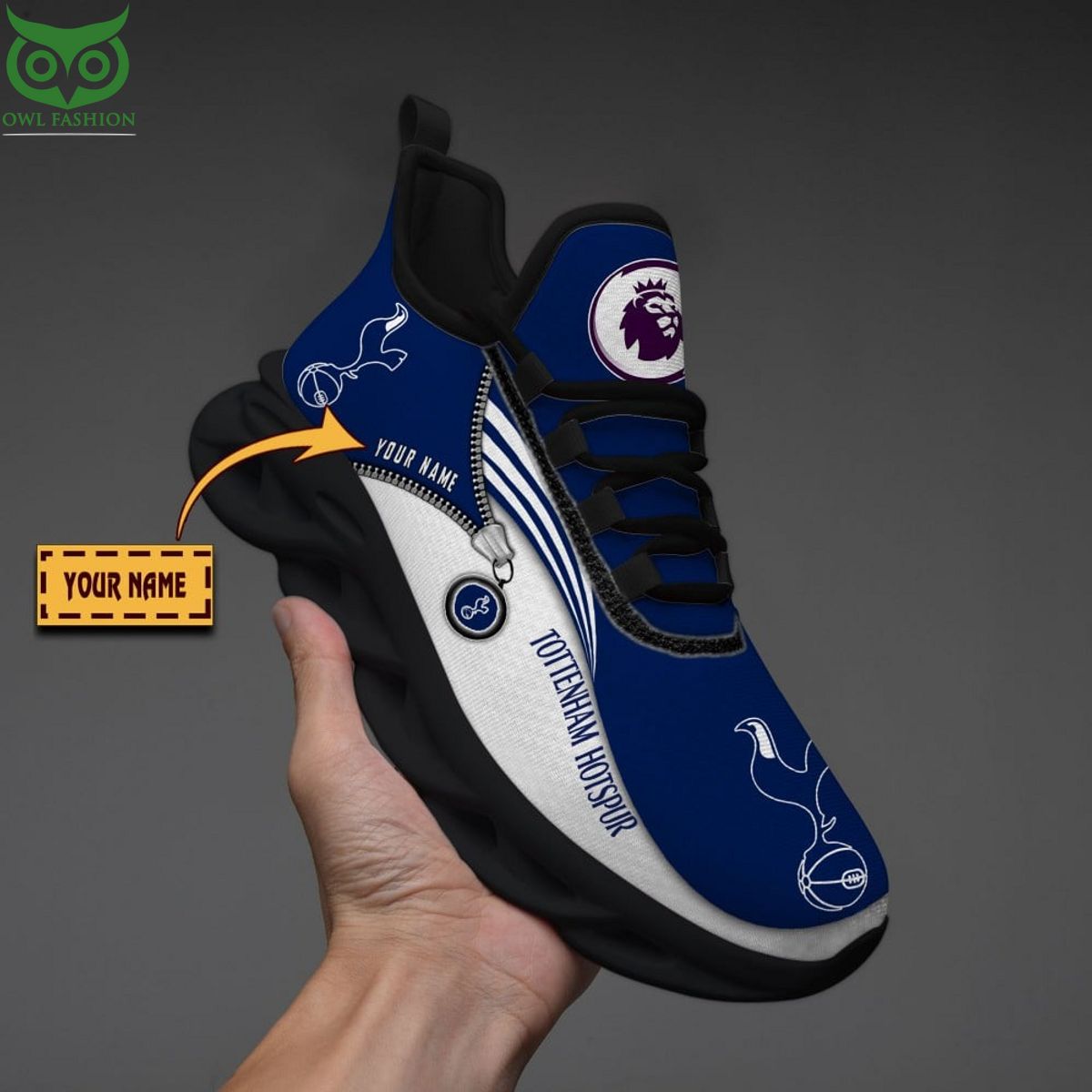 Personalized Tottenham Hotspur F.C Max Soul Shoes Sneakers for Men And Women – Soccer Fan Shoes, Team Sneakers - Image 3