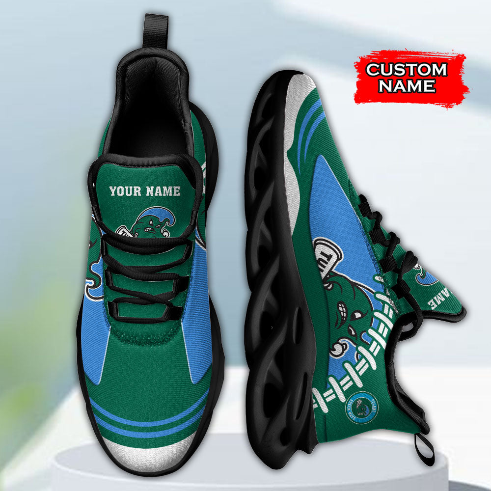 Personalized Tulane Green Wave NCAA Max Soul Shoes Sneakers for Men And Women – NCAA Fan Shoes, Team Sneakers - Image 3