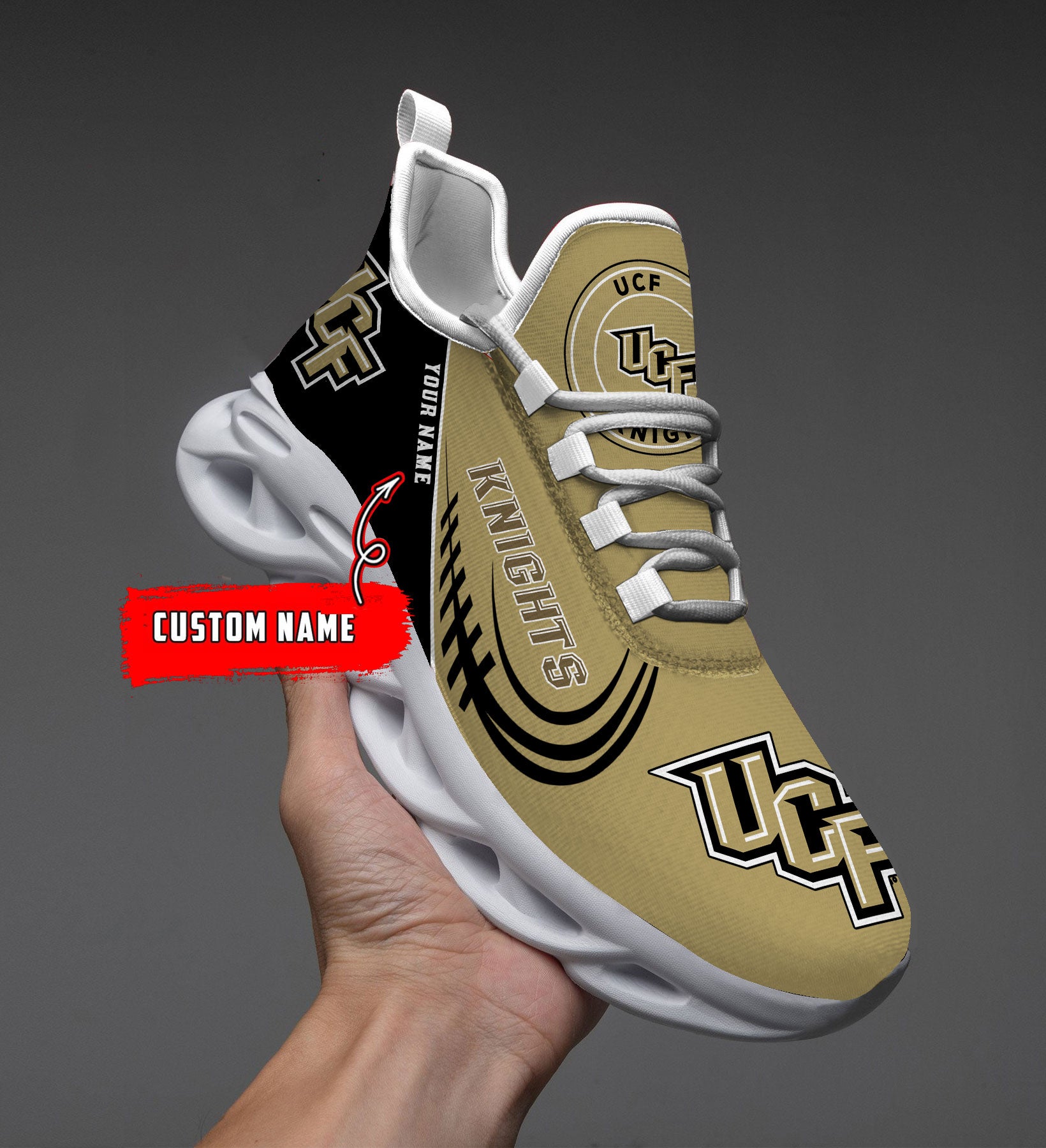 Personalized UCF Knights NCAA Max Soul Shoes Sneakers for Men And Women – NCAA Fan Shoes, Team Sneakers