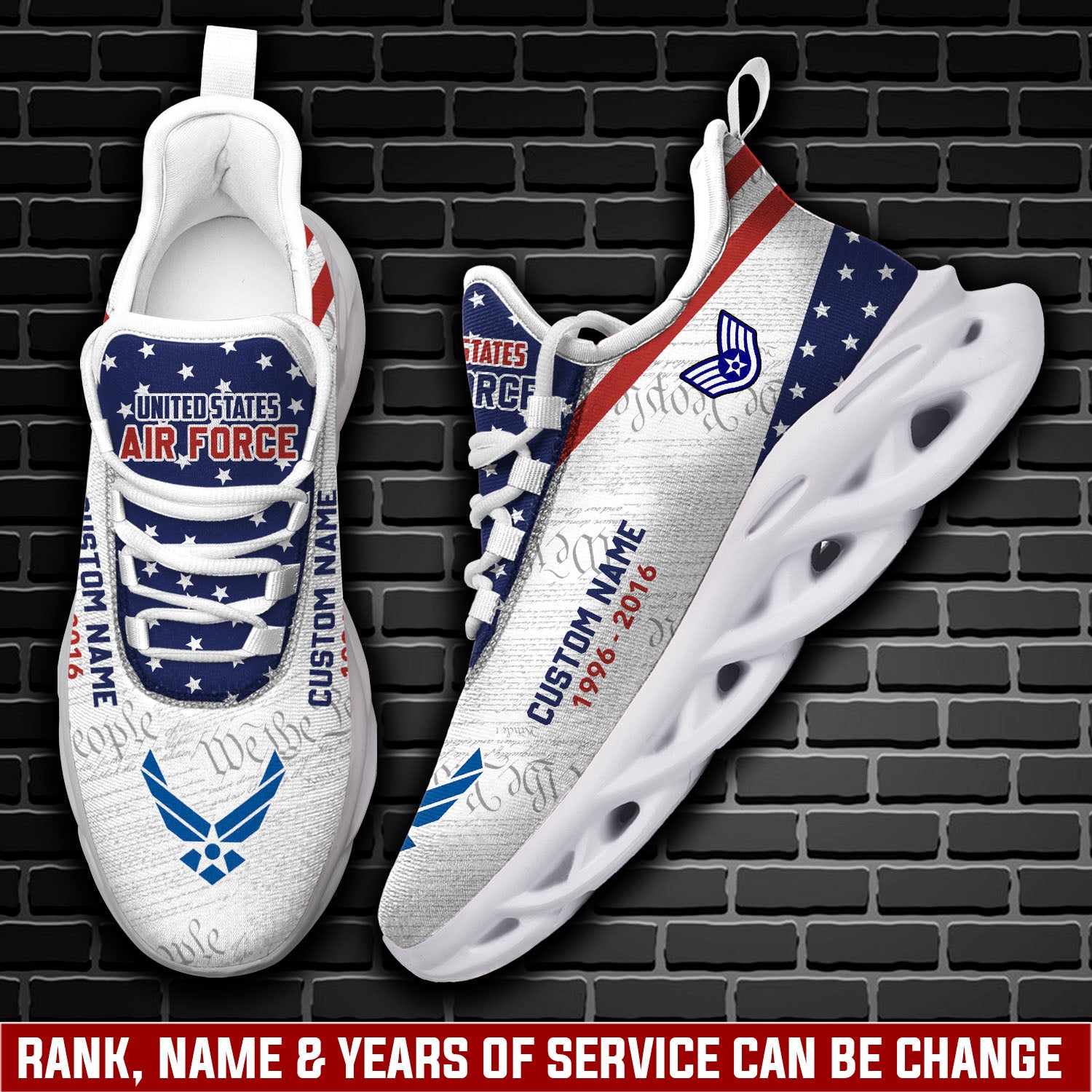 Personalized US Air Force Max Soul Shoes Sneakers for Men And Women – Casual Shoes, Streetwear Shoes
