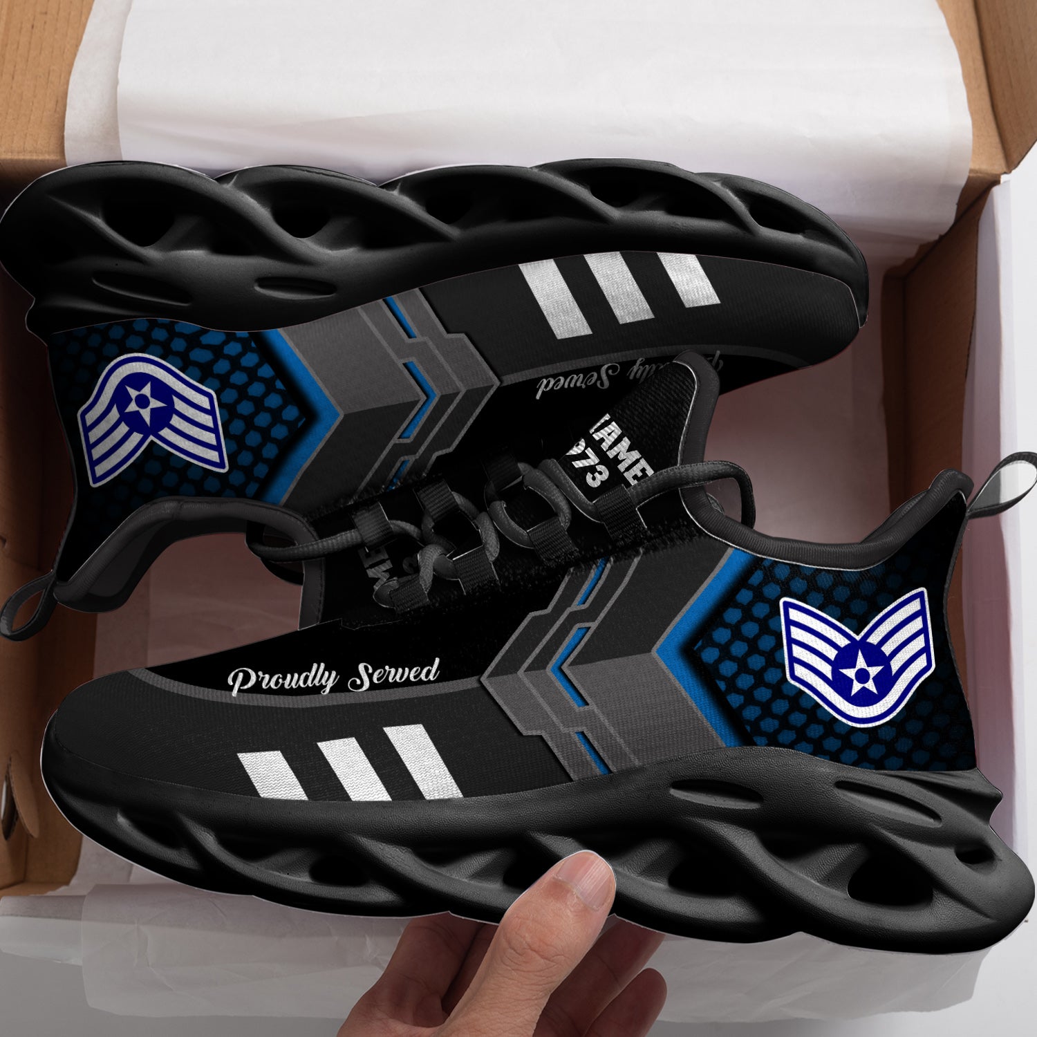 Personalized US Air Force Max Soul ShoesSneakers for Men And Women – Casual Shoes, Streetwear Shoes - Image 3